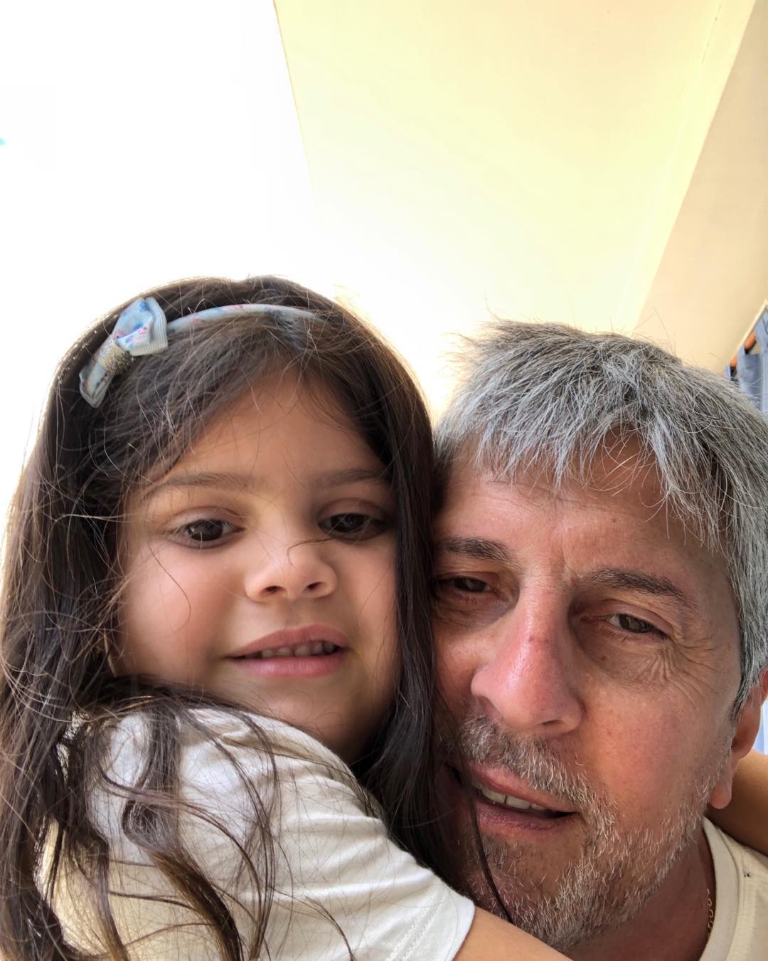 الجد خورخي ميسي مع أحفاده
