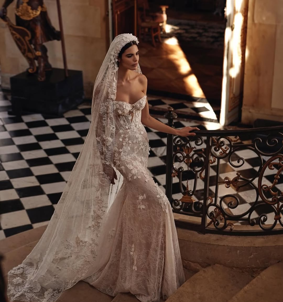 الدانتيل الفرنسي من عروض  Safir Coutoure