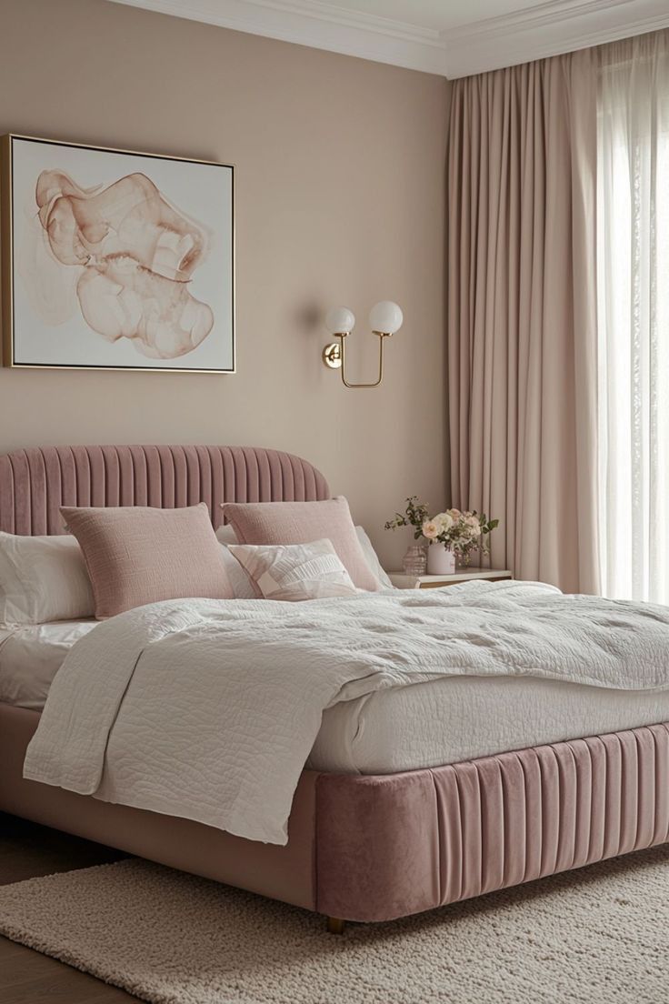 الدرجات الترابية من الوردي لديها القدرة على إضافة الدفء والنعومة للمساحات الداخلية