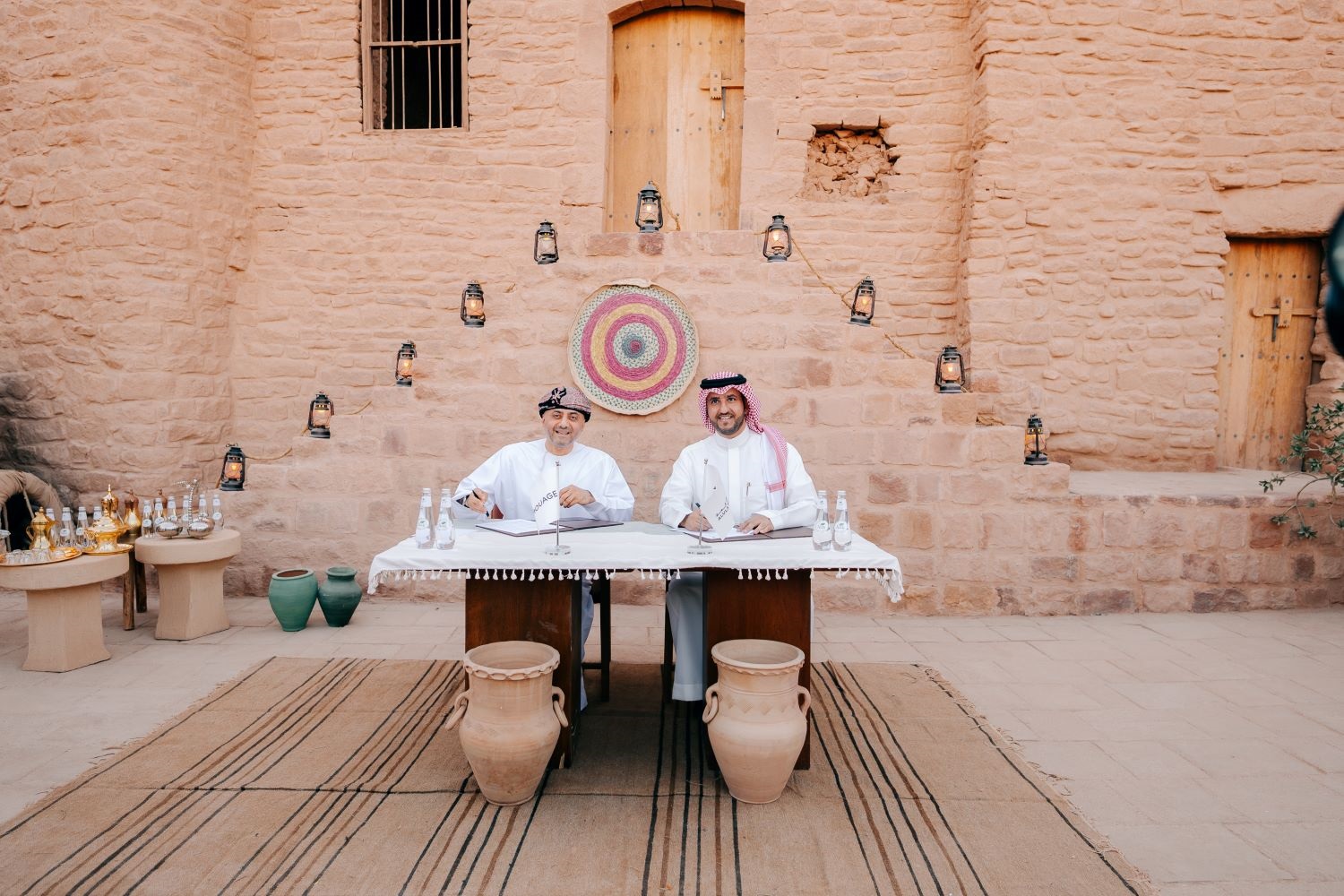 الدكتور عبدالرحمن السحيباني نائب رئيس الثقافة في الهيئة الملكية لمحافظة العلا ورئيس مجلس إدارة أمواج خالد بن حمد البوسعيدي