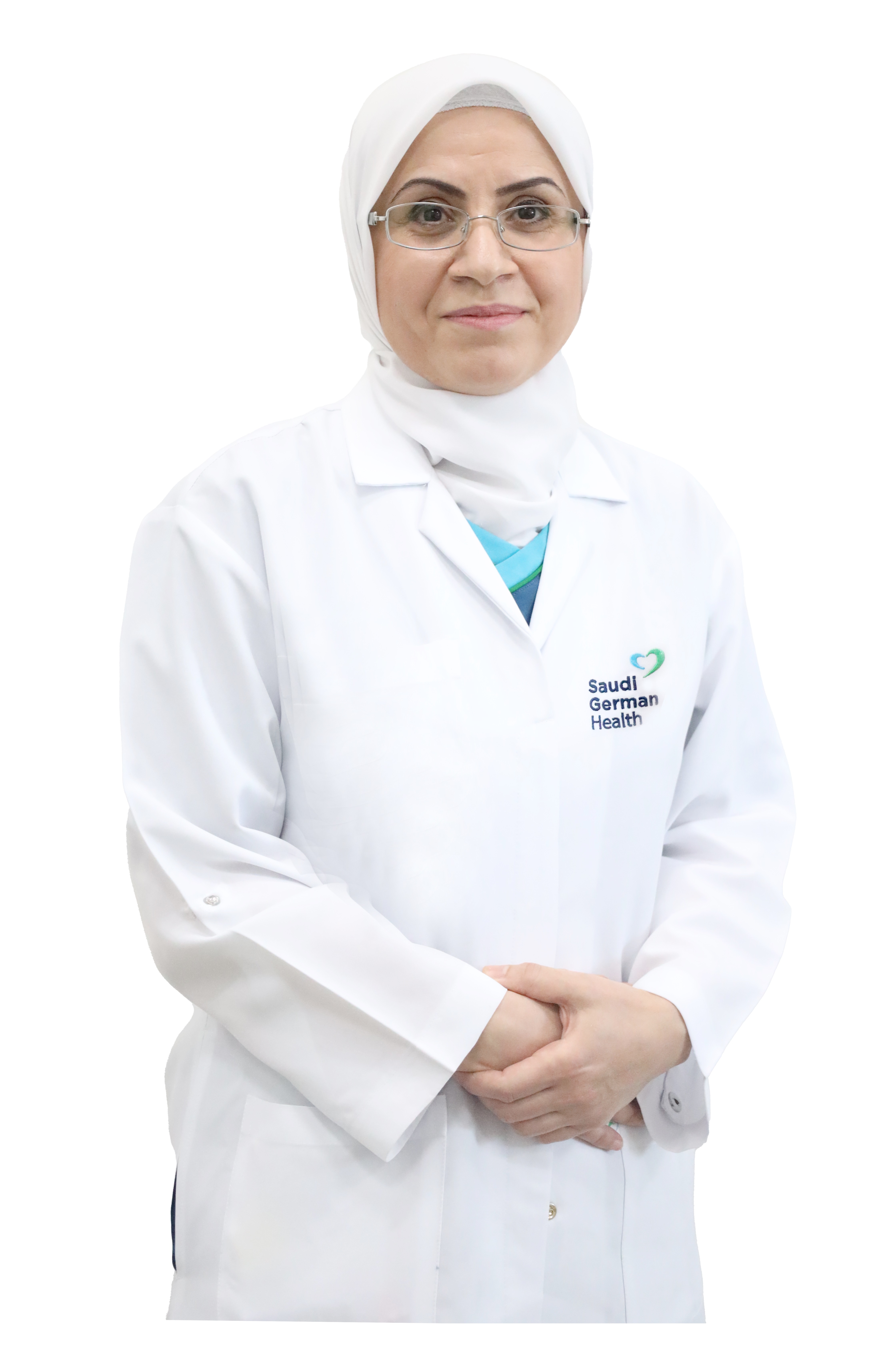 الدكتورة عايدة حسين الخطيب أخصائية أمراض النساء والتوليد في مجموعة السعودي الألماني الصحية