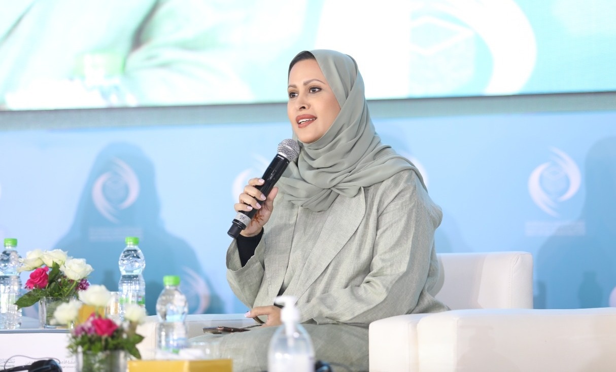 الدكتورة ميمونة آل خليل الأمين العام لمجلس شؤون الأسرة في مشاركة سابقة