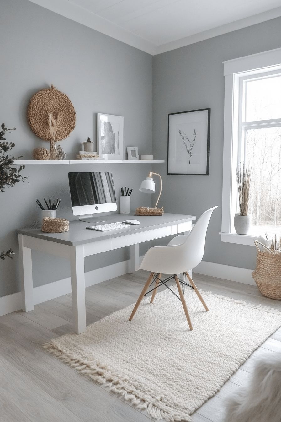 الرمادي الناعم هو توازن مثالي بين الرقي والبساطة