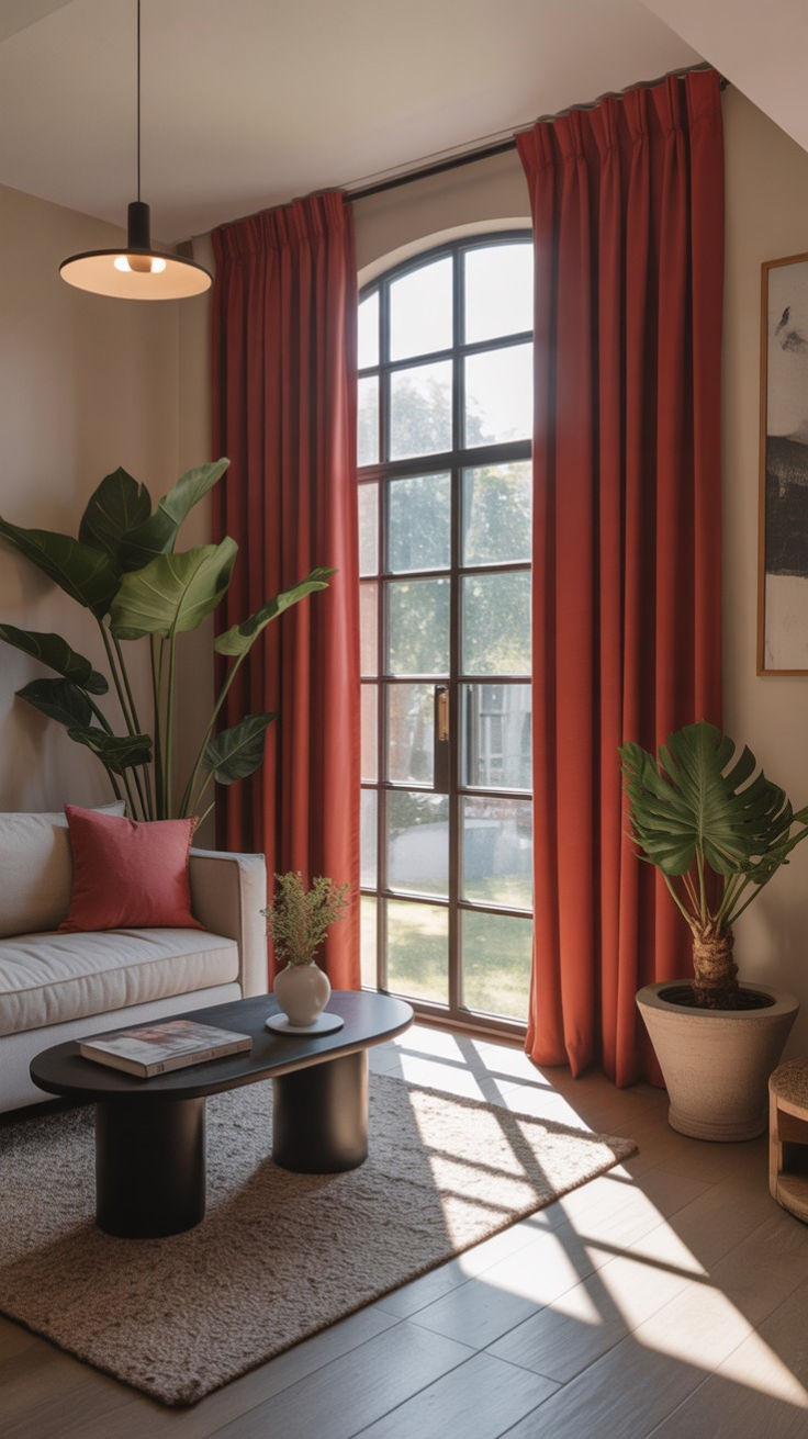 الستائر المميزة تحول حتى أصغر الغرف إلى أماكن أنيقة ولا تُنسى