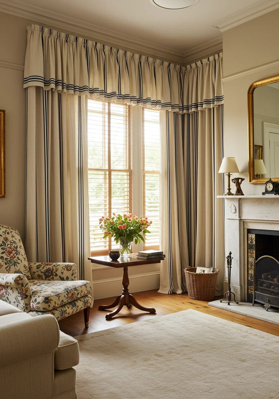 الستائر ذات التثبيت المخفي