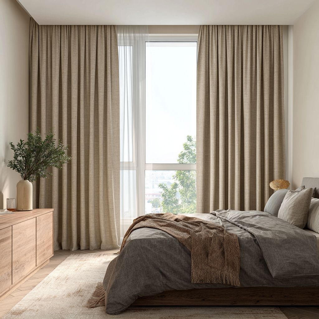 الستائر ذات الجيب للقضيب