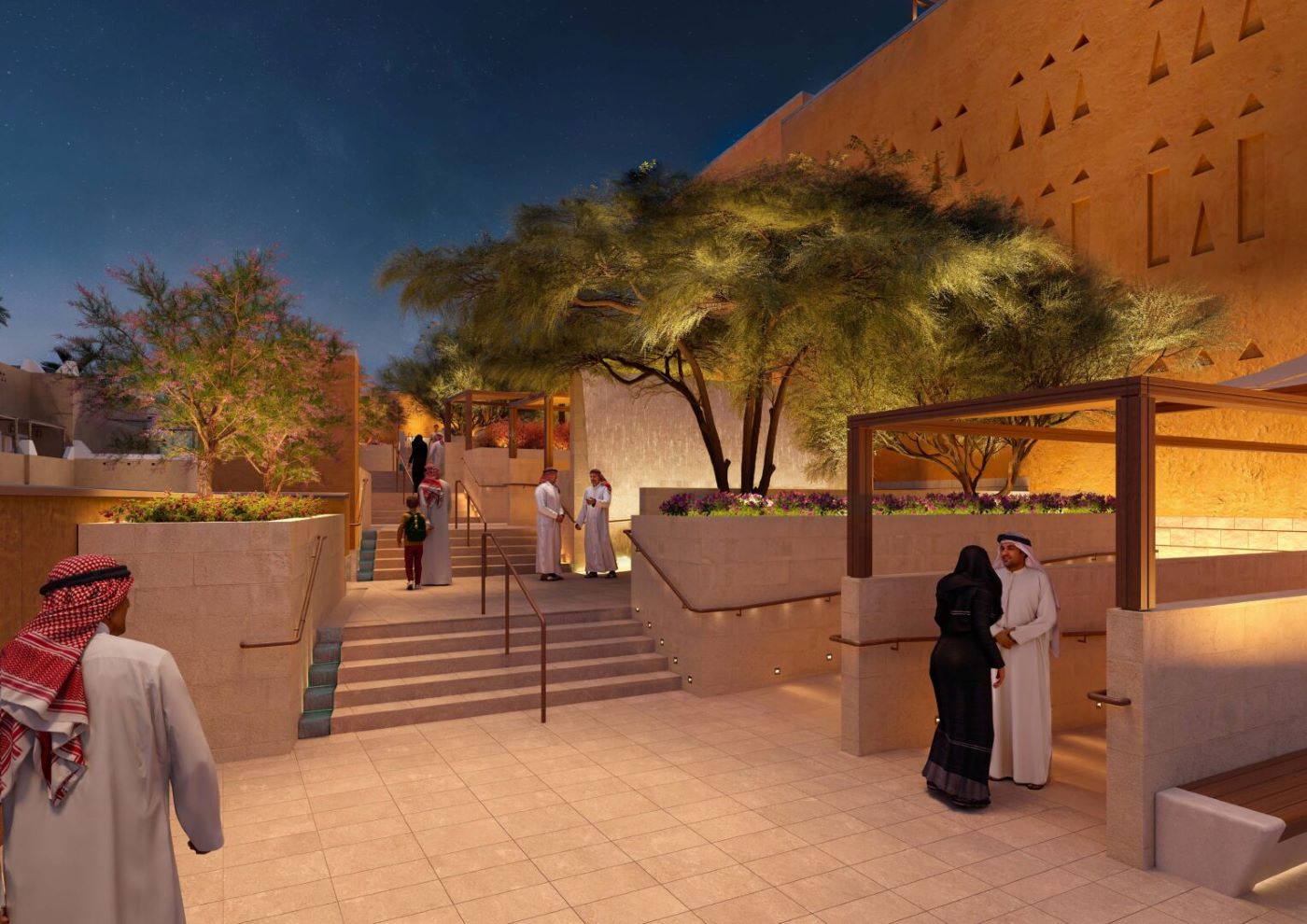 السمات المعمارية في العمارة النجدية وفق المعايير العالمية