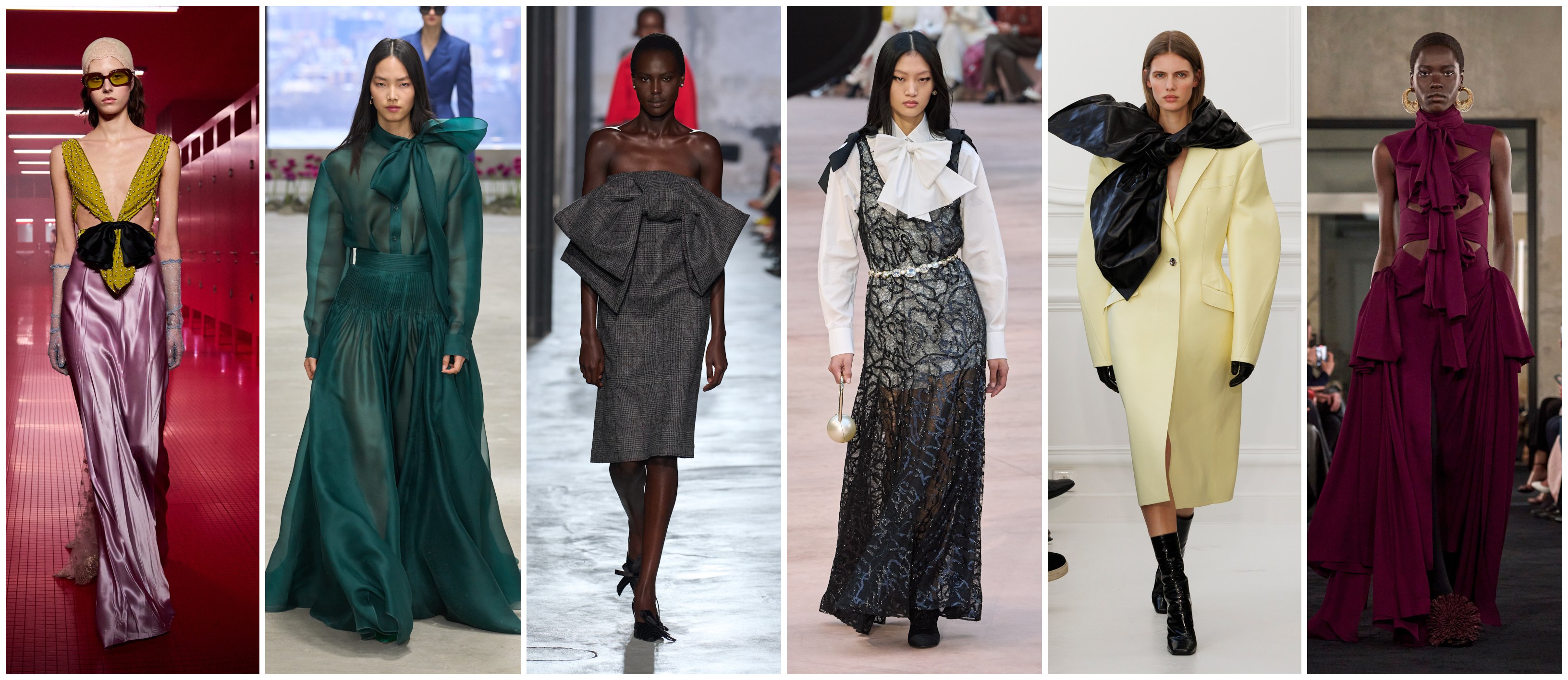 الشرائط لدى كل من الايا، جيفنشي، شانيل، نمبر تونتي وان، كارولينا هيرريا،. وفالنتينو.