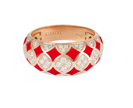 الشرق يلتقي بالألوان العصرية في خاتم  Khayal