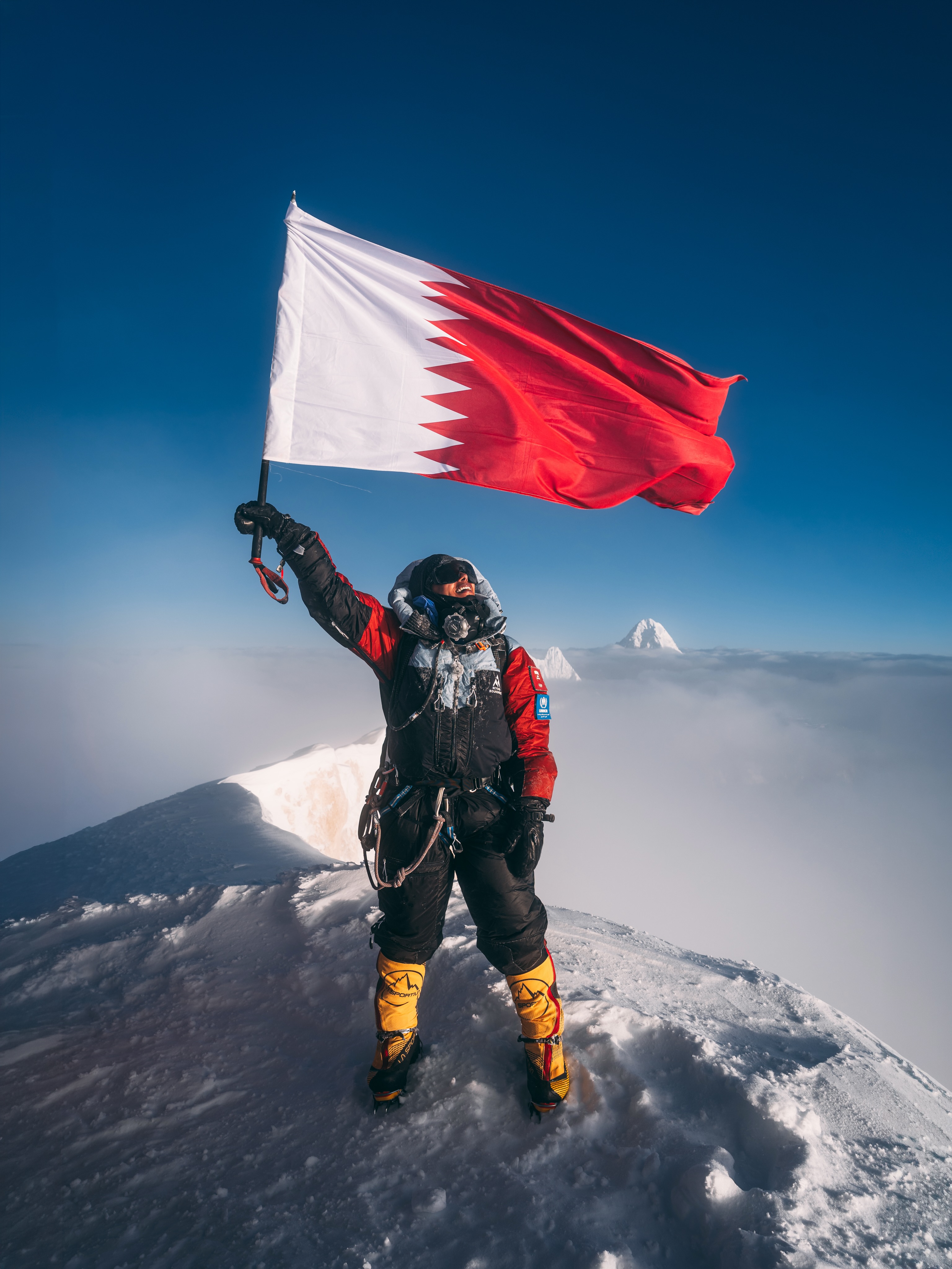 الشيخة أسماء بنت ثاني بين عمالقة كاراكورام