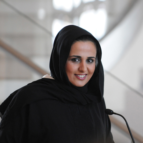 الشيخة المياسة بنت حمد آل ثاني الصورة من موقع globalthinkersforum