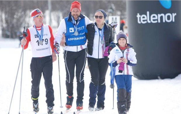 العائلة الملكية النرويجية هي الأكثر مهارة في التزلج