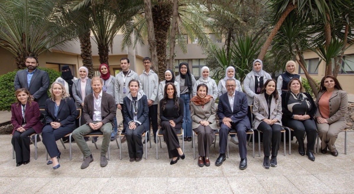 العضو الوحيد من العائلة المالكة الأردنية الذي التقى بالزوجين كانت الأميرة بسمة بنت طلال