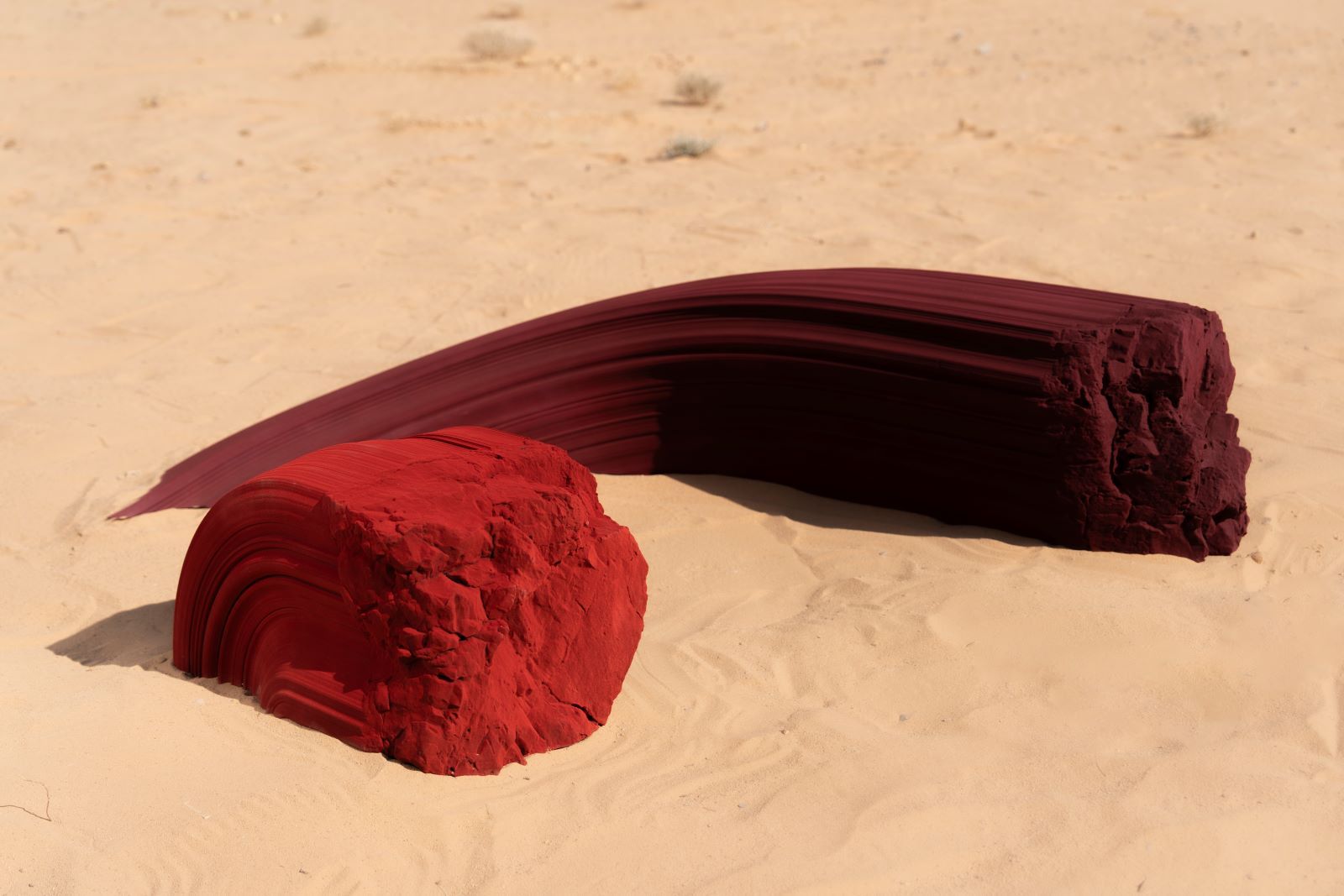 العمل الفني للمعمارية أسيل العمودي