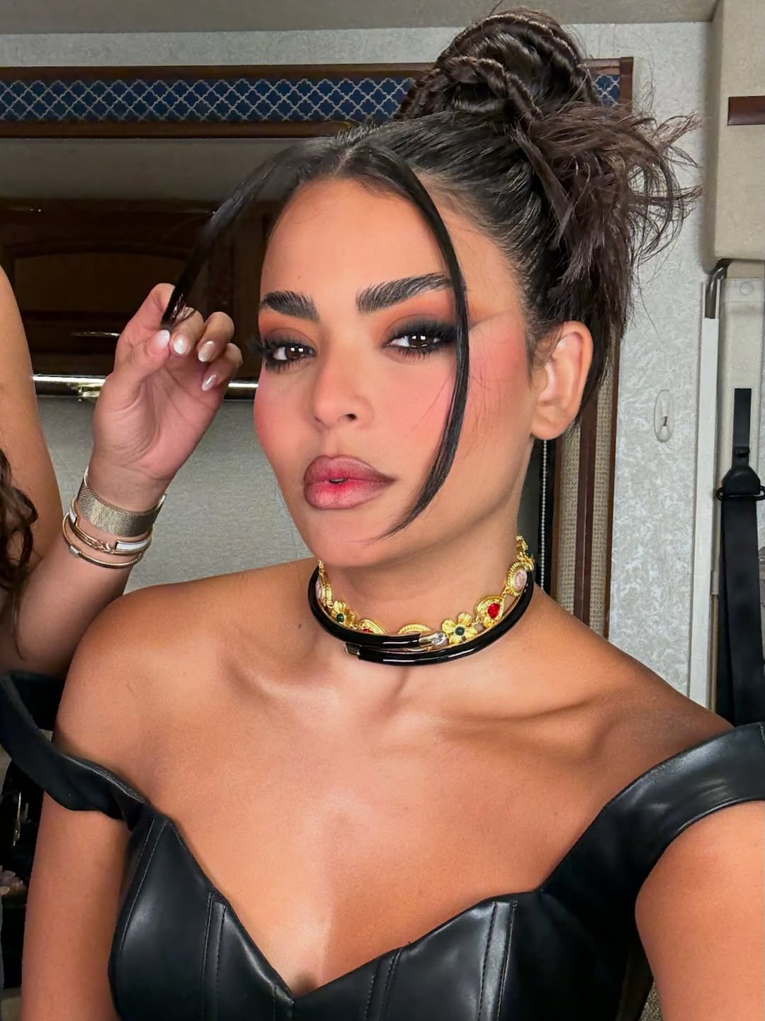 الفنانة اسماء جلال صورة من انستغرام DANA KHEDR