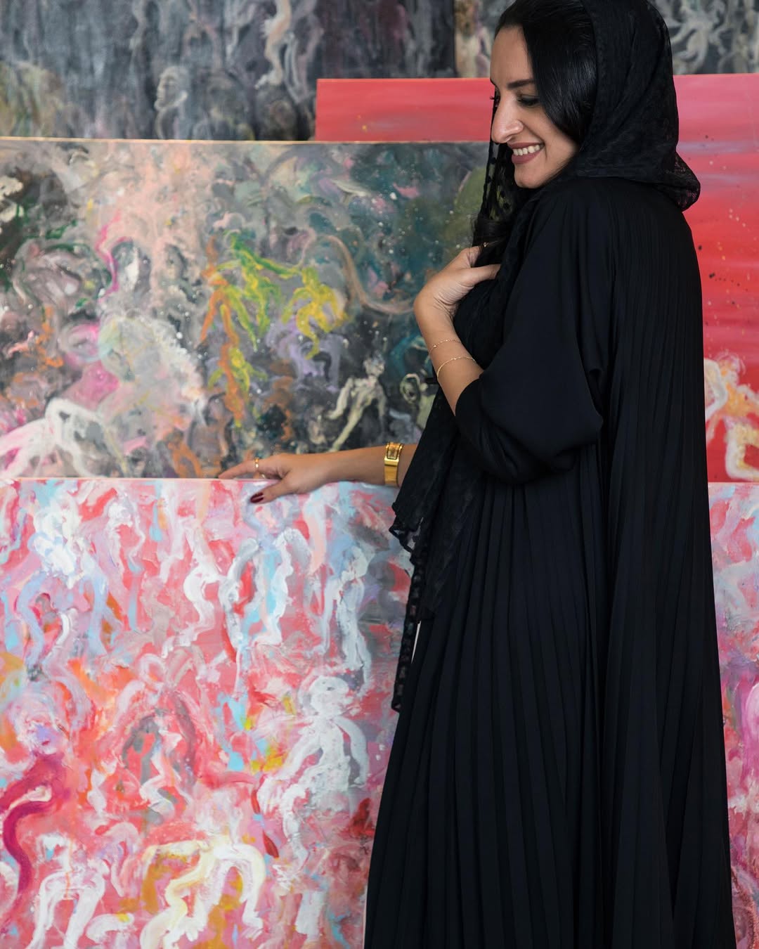 الفنانة نوف السماري من تصوير الهنوف القحطاني