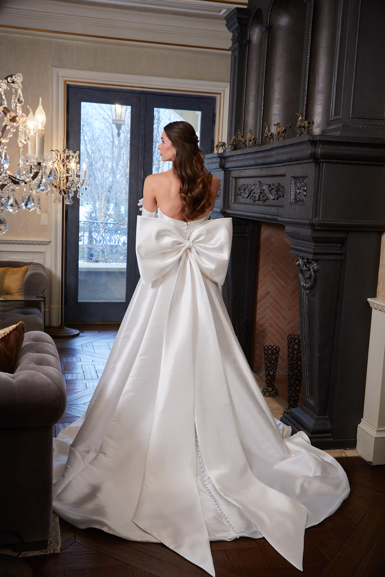 الفيونكة في فساتين زفاف Verdin