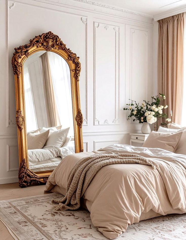 القطع العتيقة المستوحاة من الطراز الباريسي المذهب