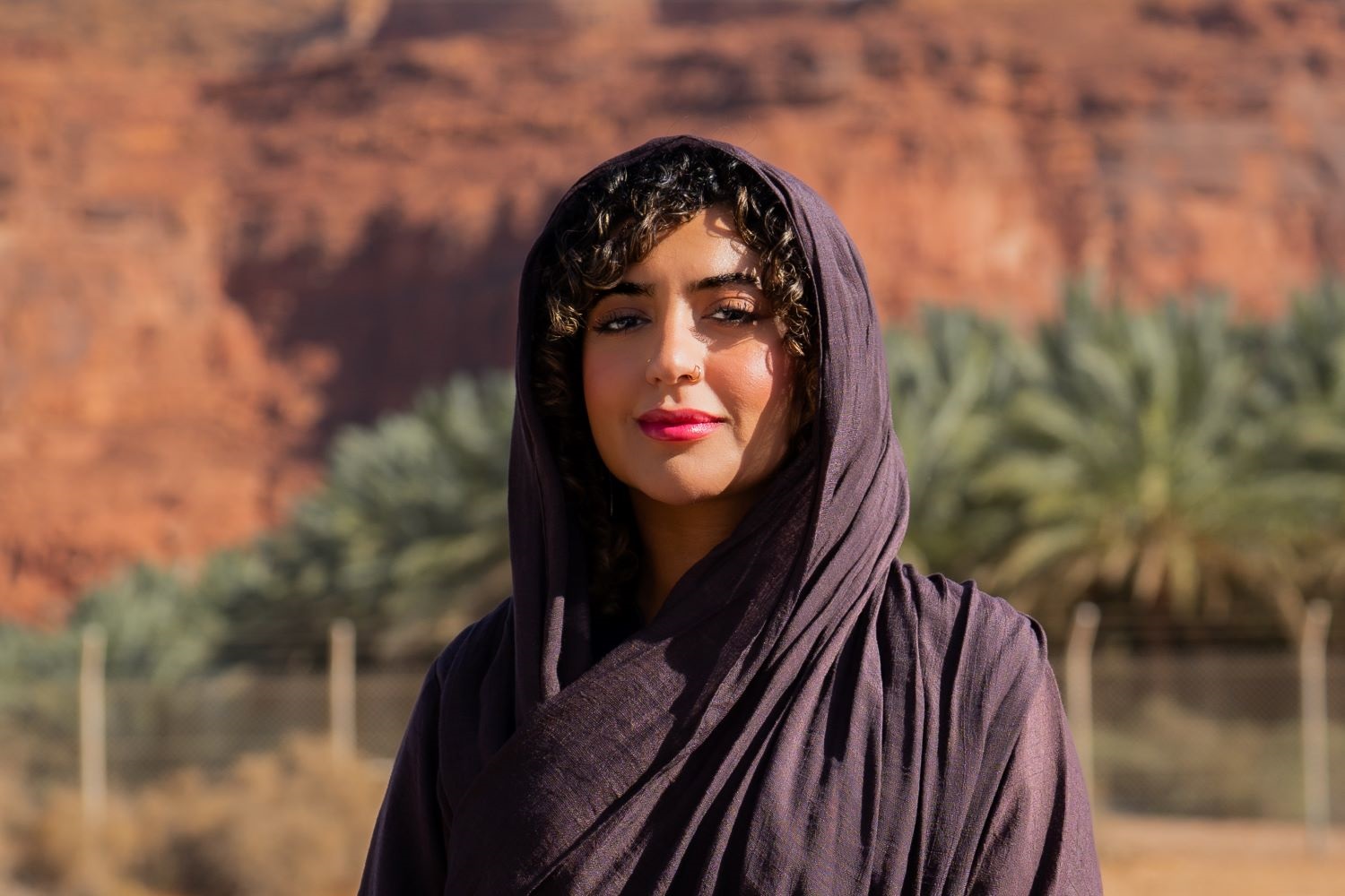 القيّمة الفنية فتون الذائدي في متحف الفن المعاصر