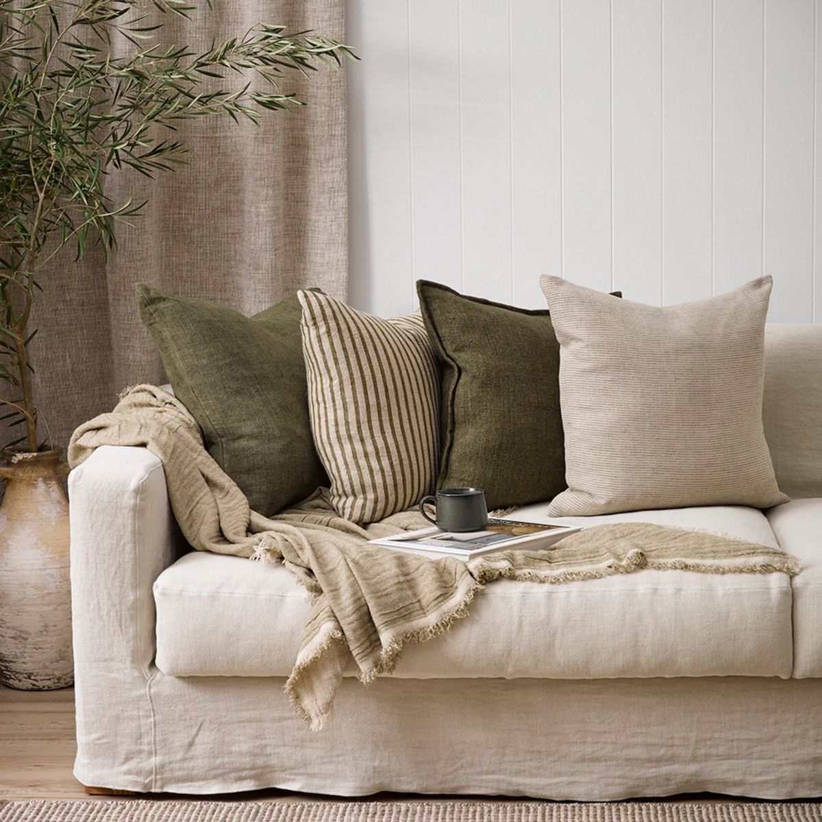 الكتان لديه القدرة على منح المنزل إحساسًا بالدفء والراحة