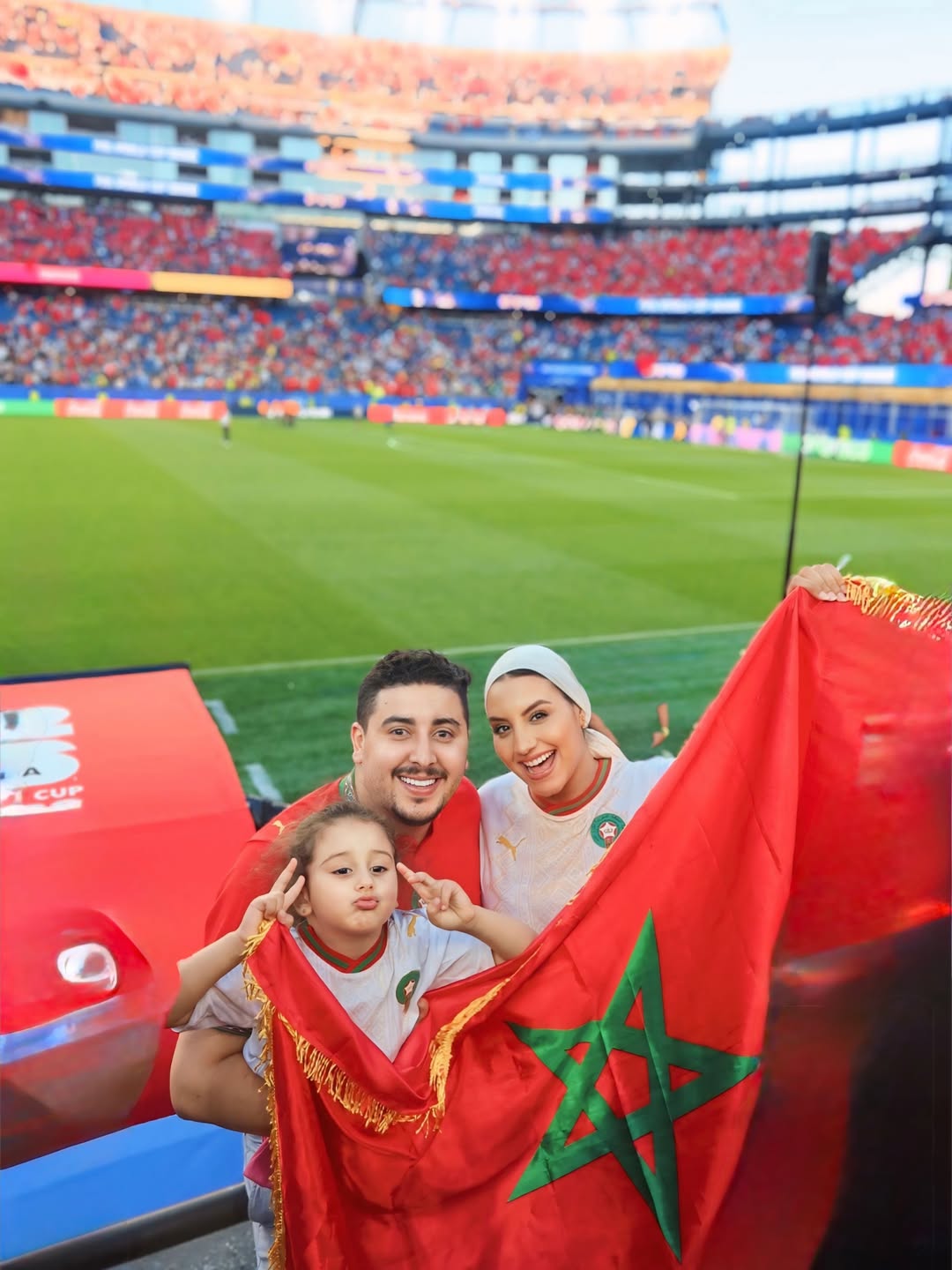 المؤثرة المغربية مريم أصواب ببوسطن لدعم المغرب