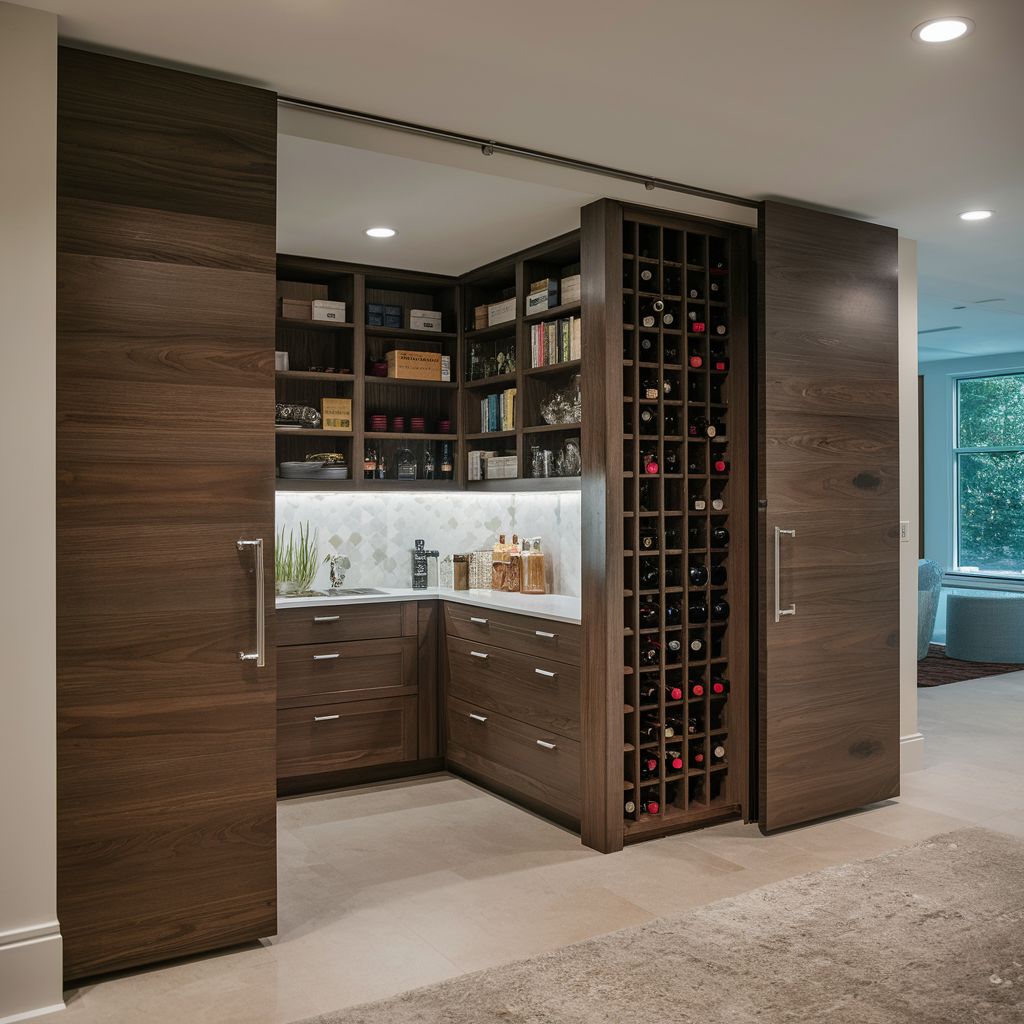 المطبخ غير المرئي هو اتجاه حديث في تصميم المطابخ