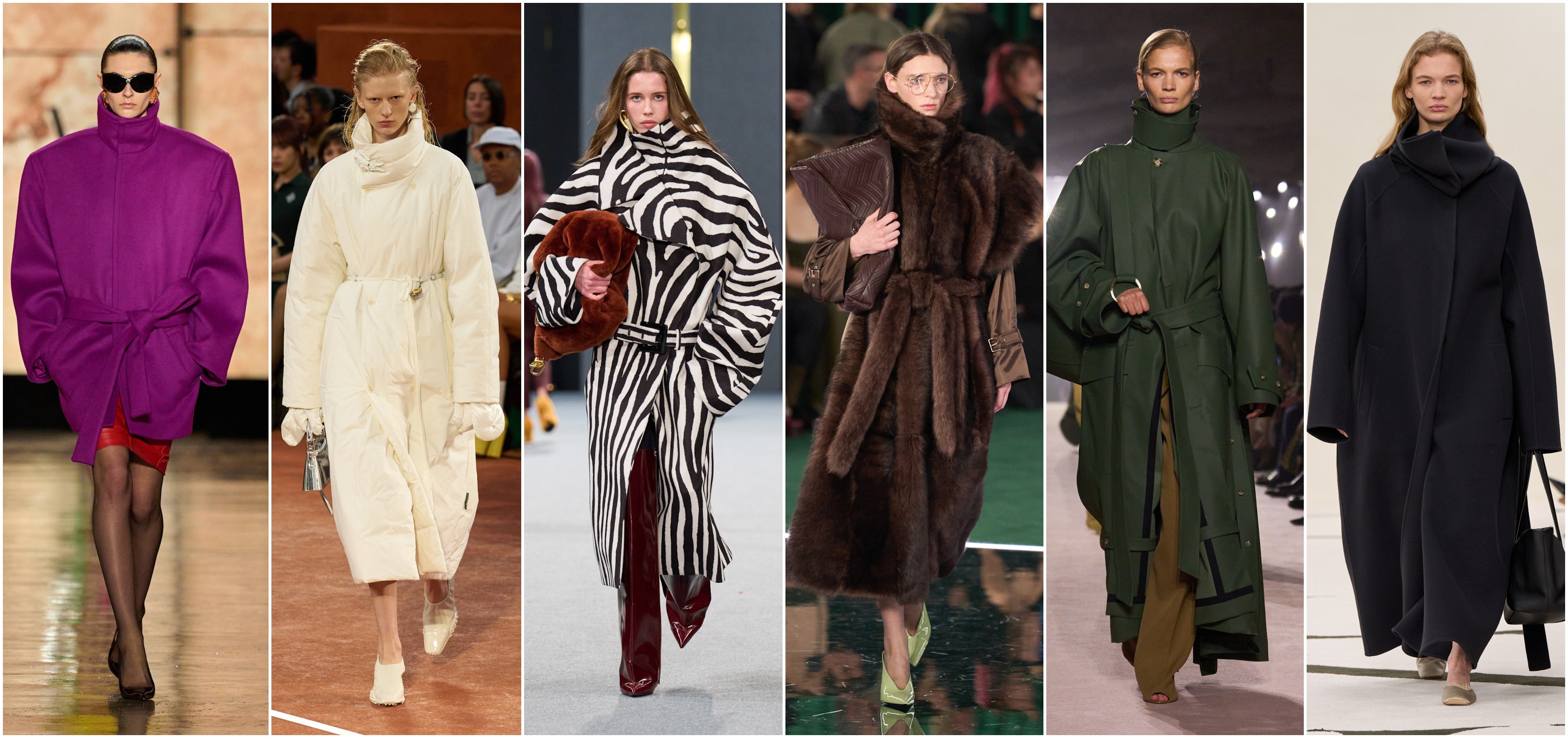 المعطف ذو الياقة العالية من براندن ماكسويل، فيكتوريا بيكهام، غوتشي، بالمان، لاكوست وسان لوران