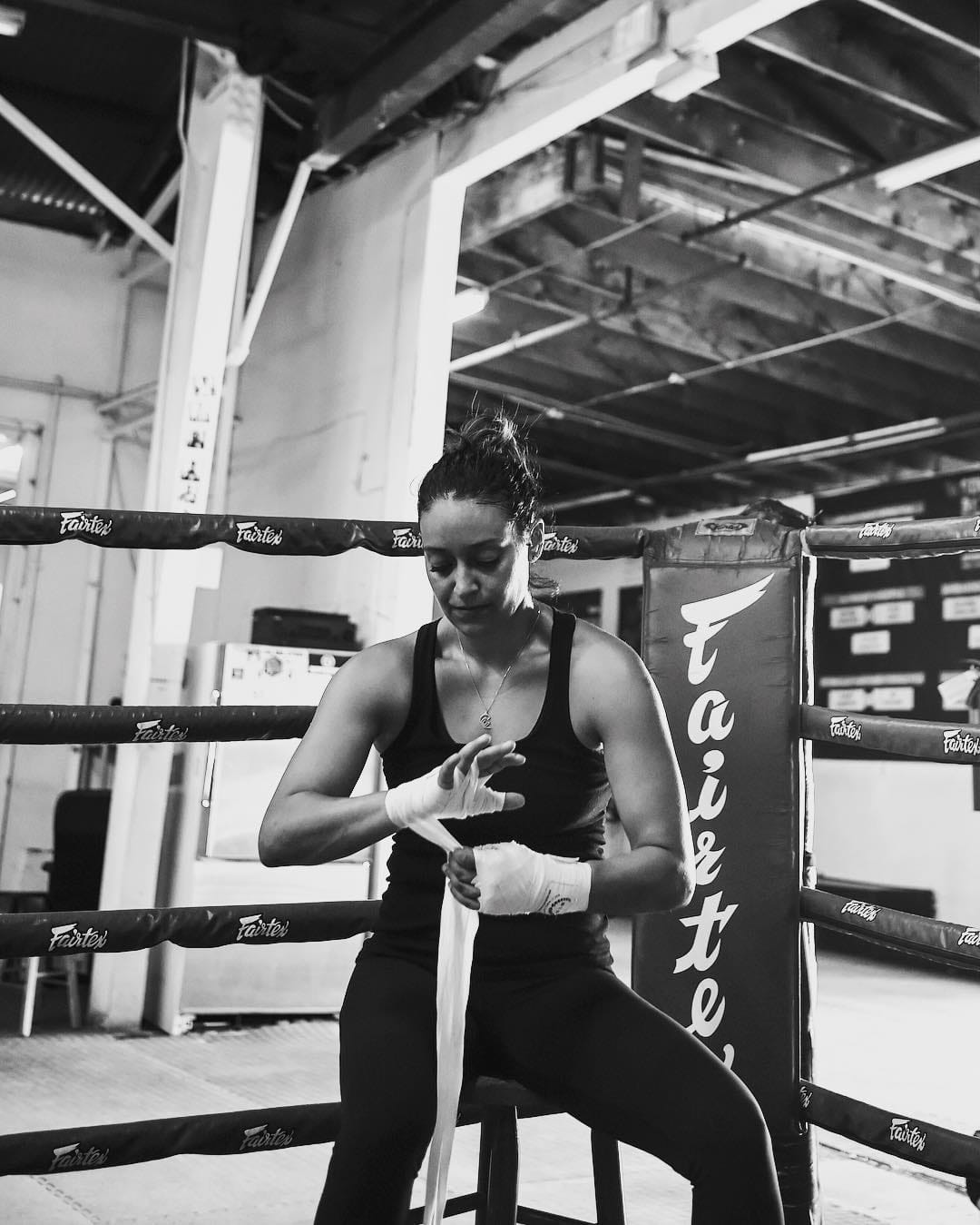 الملاكمة السعودية هالة الحمراني