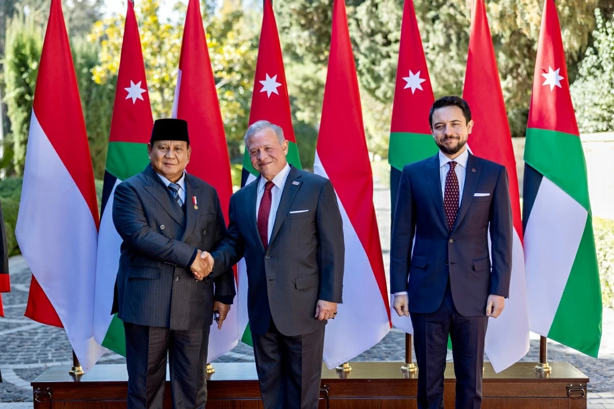 الملك عبد الله لقاء الرئيس الإندونيسي