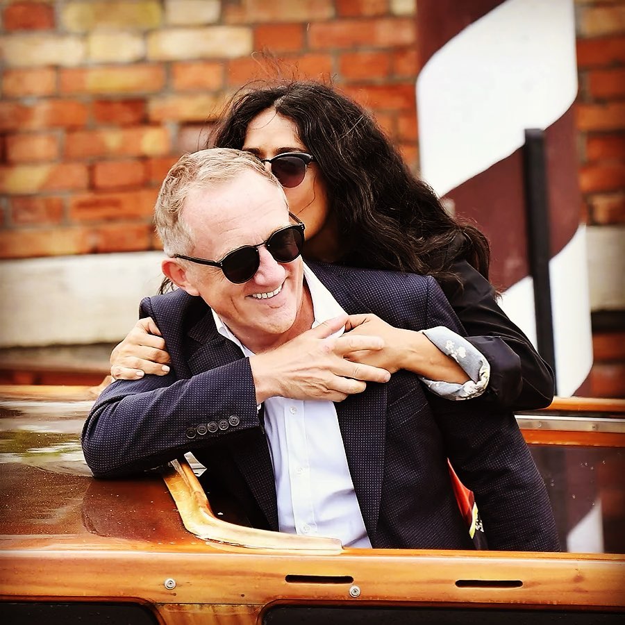 الملياردير الفرنسي فرانسوا هنري بينو و سلمى حايك