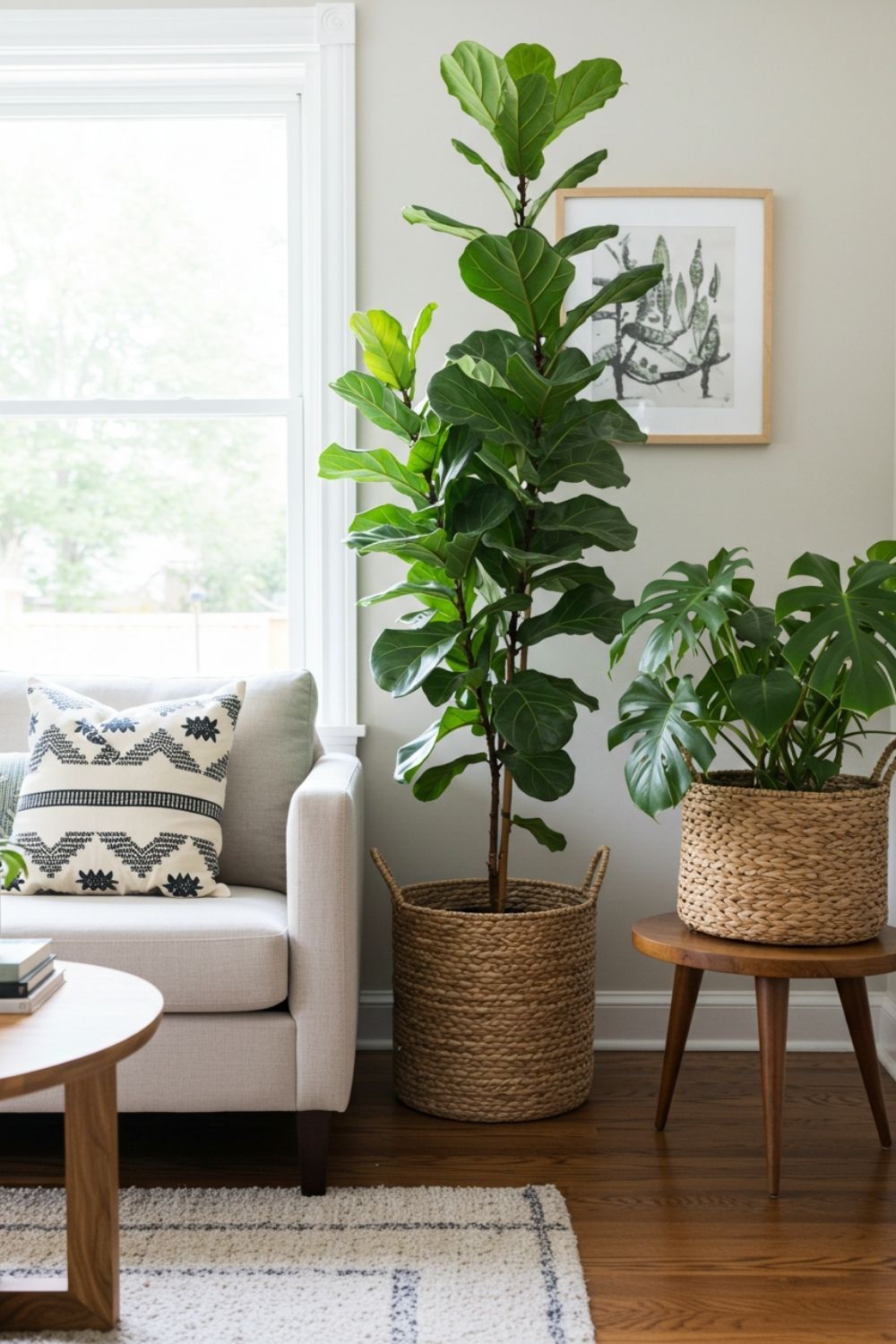 النباتات المنزلية طريقة رائعة لتعزيز جمال وأناقة غرفة المعيشة