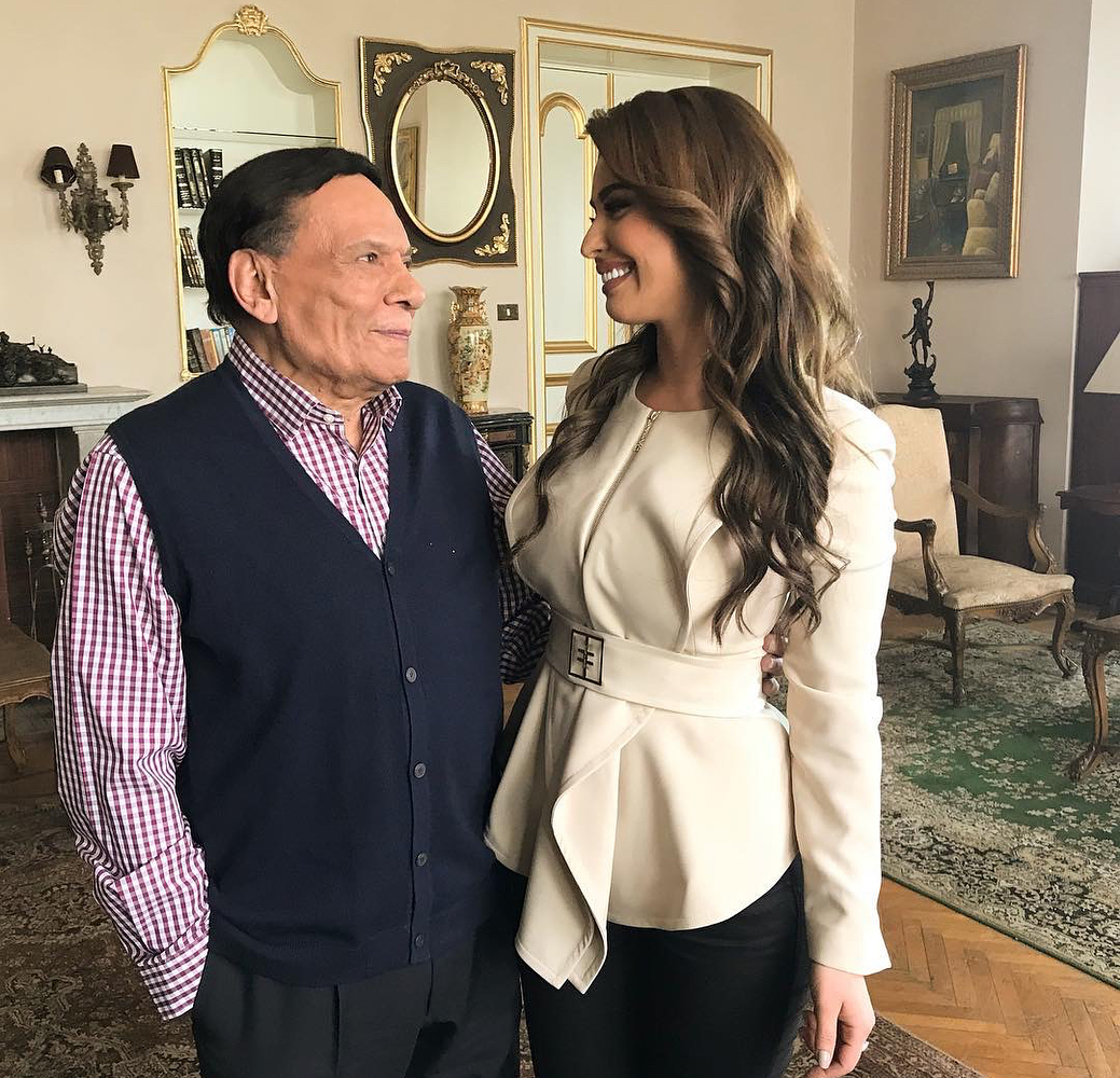 النجم عادل إمام ومي سليم