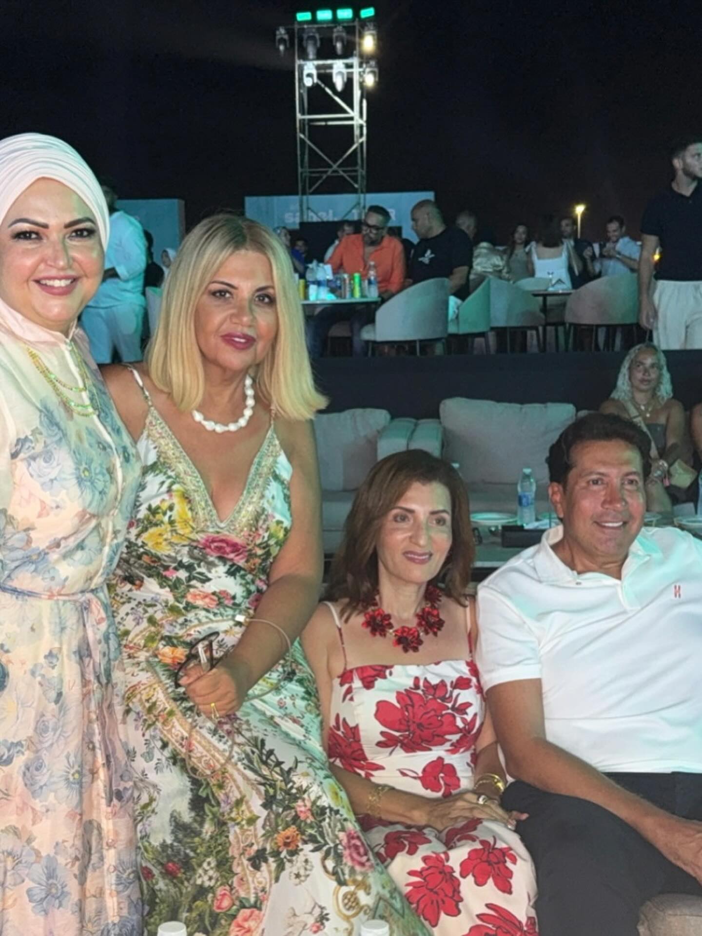 النجوم في حفل أحمد سعد بالساحل الشمالي