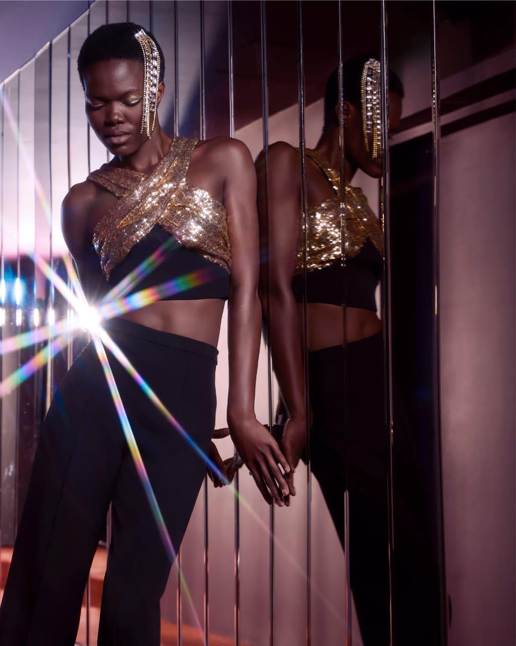 اناقة مميزة    من مجموعة Disco Queen للمصمم نجا سعادة 