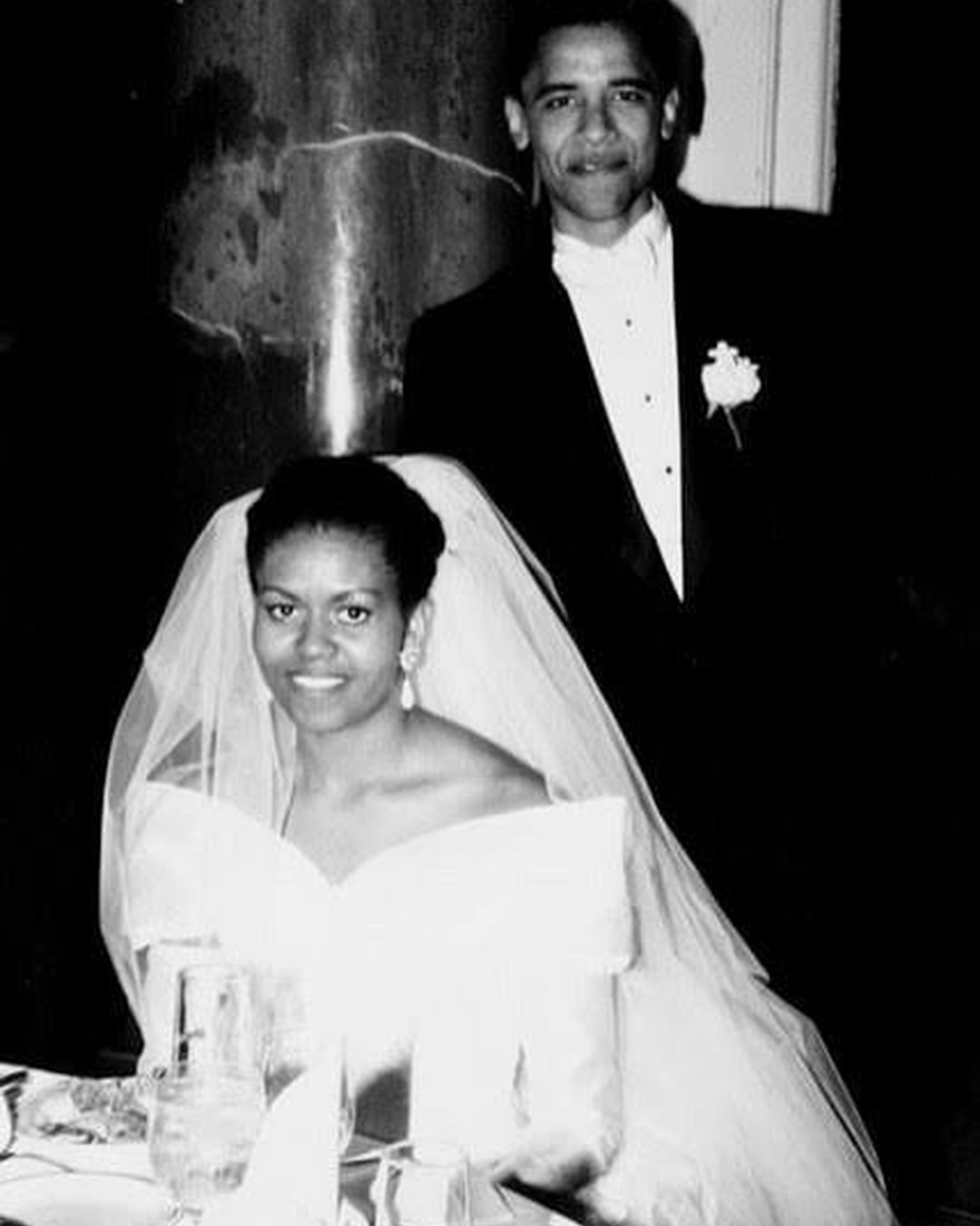 باراك أوباما Barack Obama وميشيل روبنسون Michelle Robinson في شيكاغو