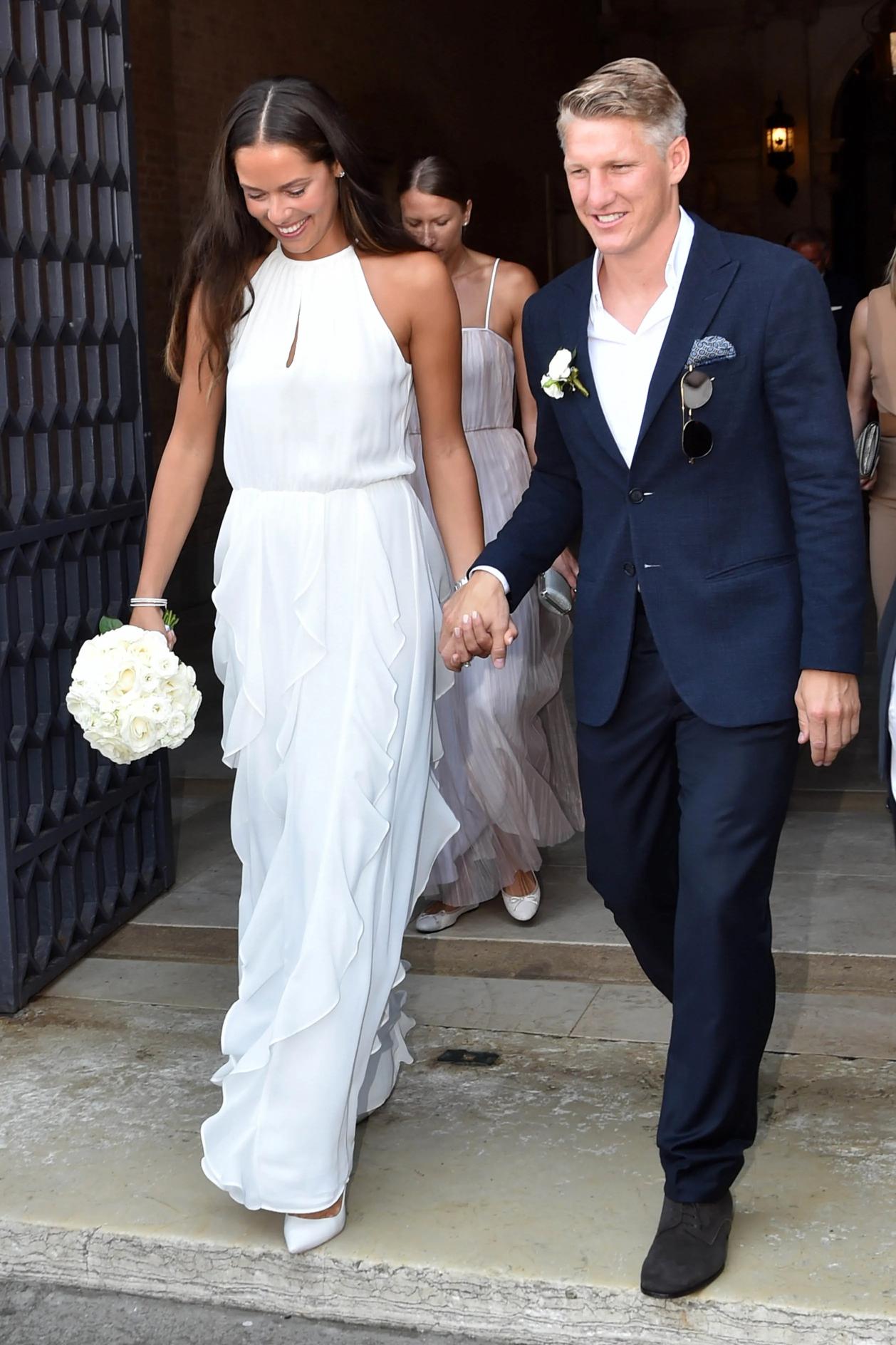 باستيان شفاينشتايغر Bastian Schweinsteiger وآنا إيفانوفيتش Ana Ivanovic