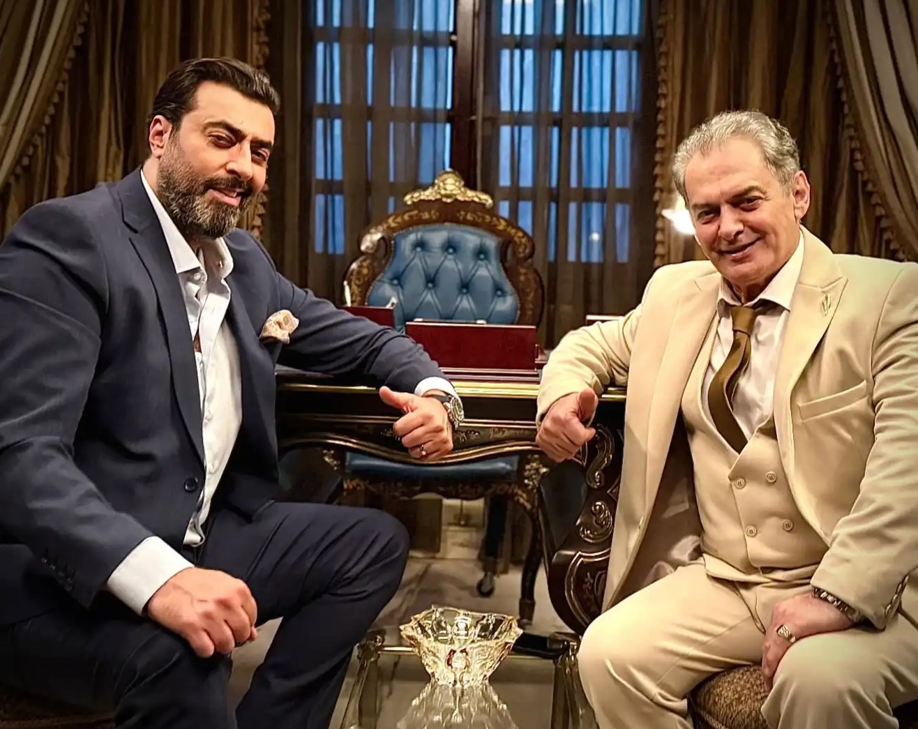 باسم ياخور وعابد فهد في "سعادة المجنون"