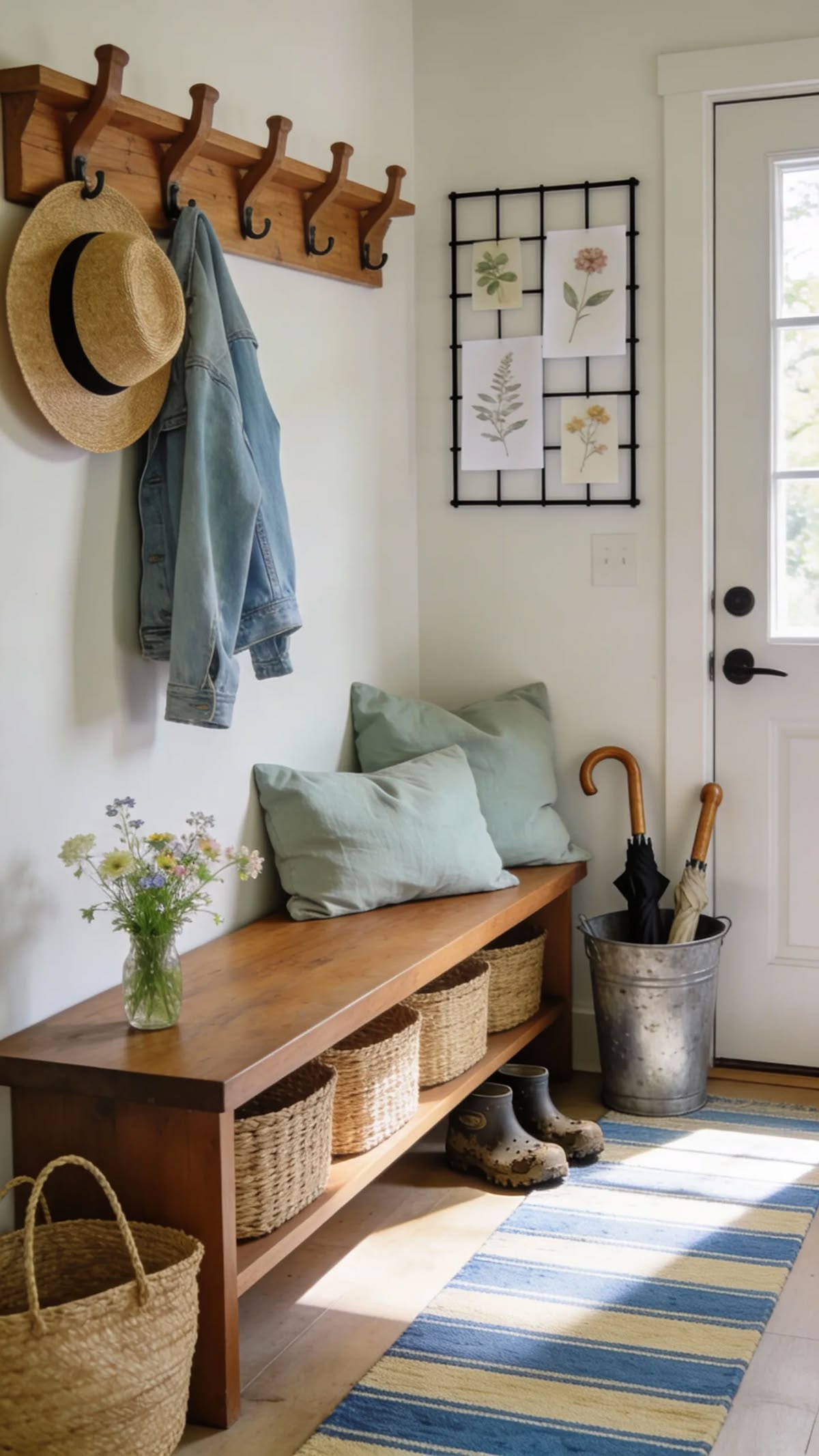 بالتوازن بين الوظيفة والشكل، تتحول علاقات الحائط لعنصر يضيف شخصية مميزة على المدخل