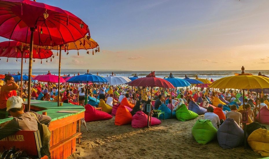 شاطئ Seminyak في بالي