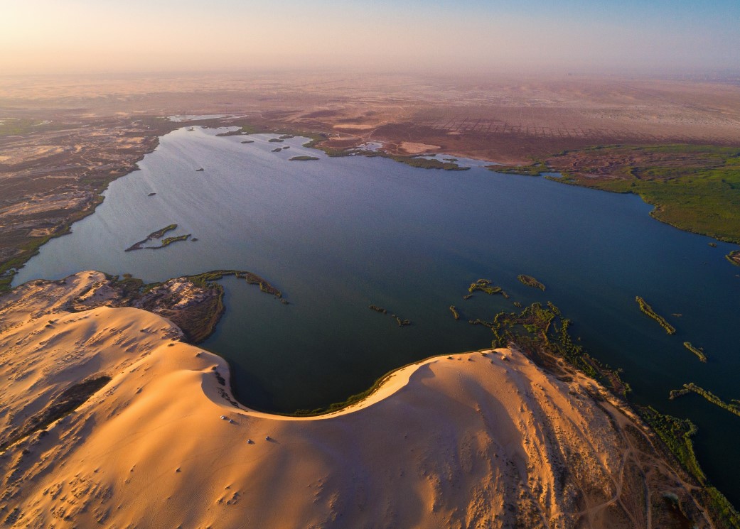 بحيرة الأصفر.. وجهة استثنائية لعشاق الكشتات الشتوية