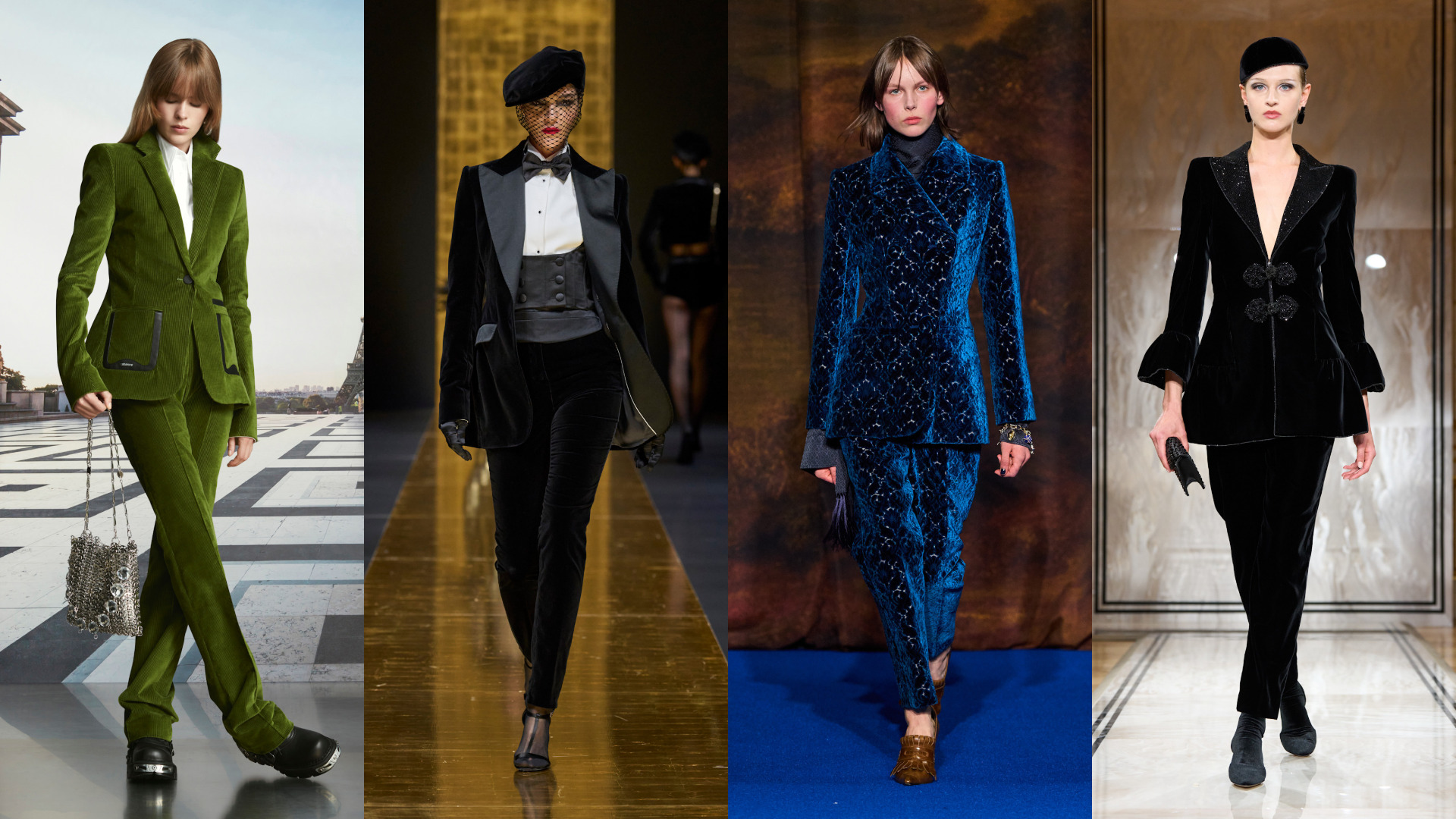 بدلات مخملية من Armani وBurberry وDolce & Gabbana وRabanne