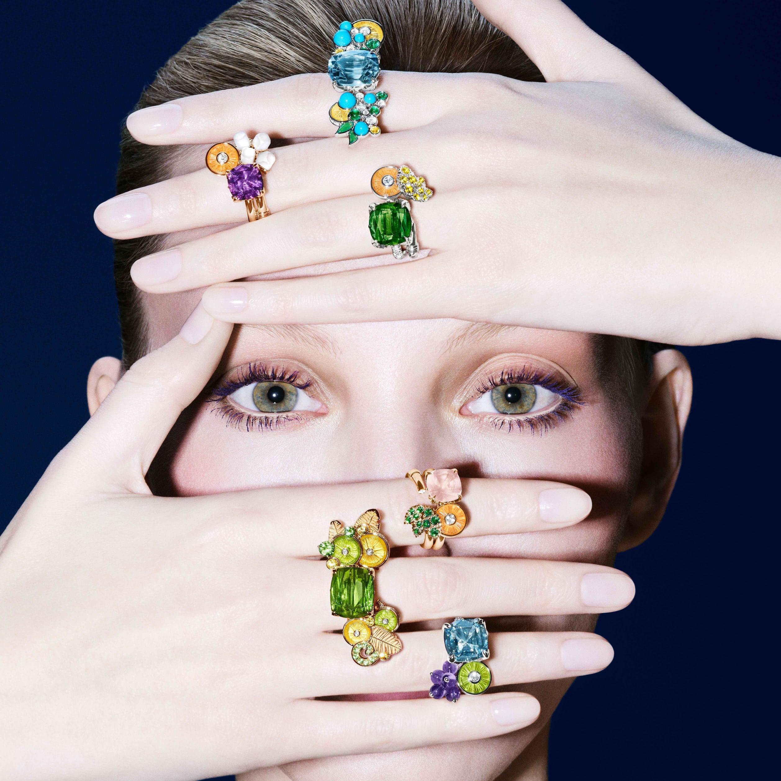 براعة دار  Piaget  في نحت الأحجار وتنسيقها داخل التصاميم