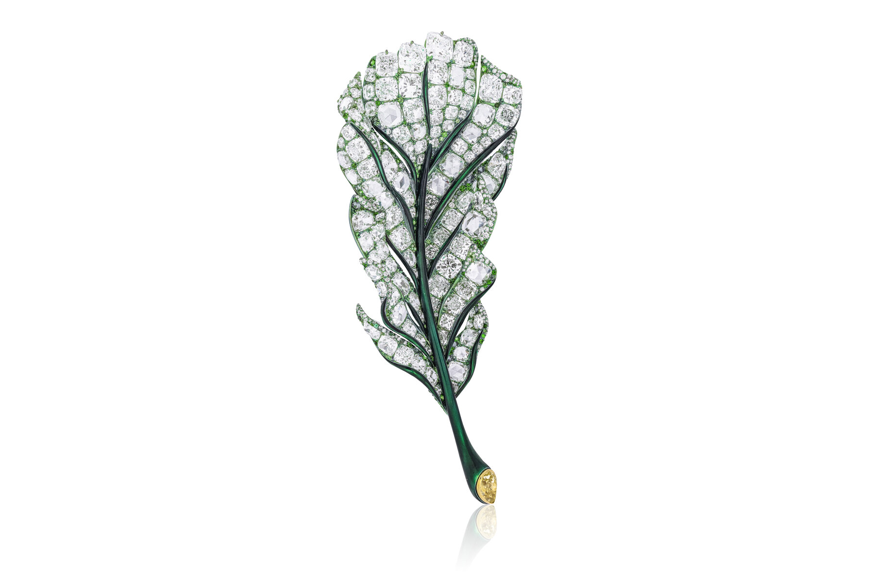 بروش التيتانيوم الريشي Titanium Feather brooch من سيندي تشاو Cindy Chao