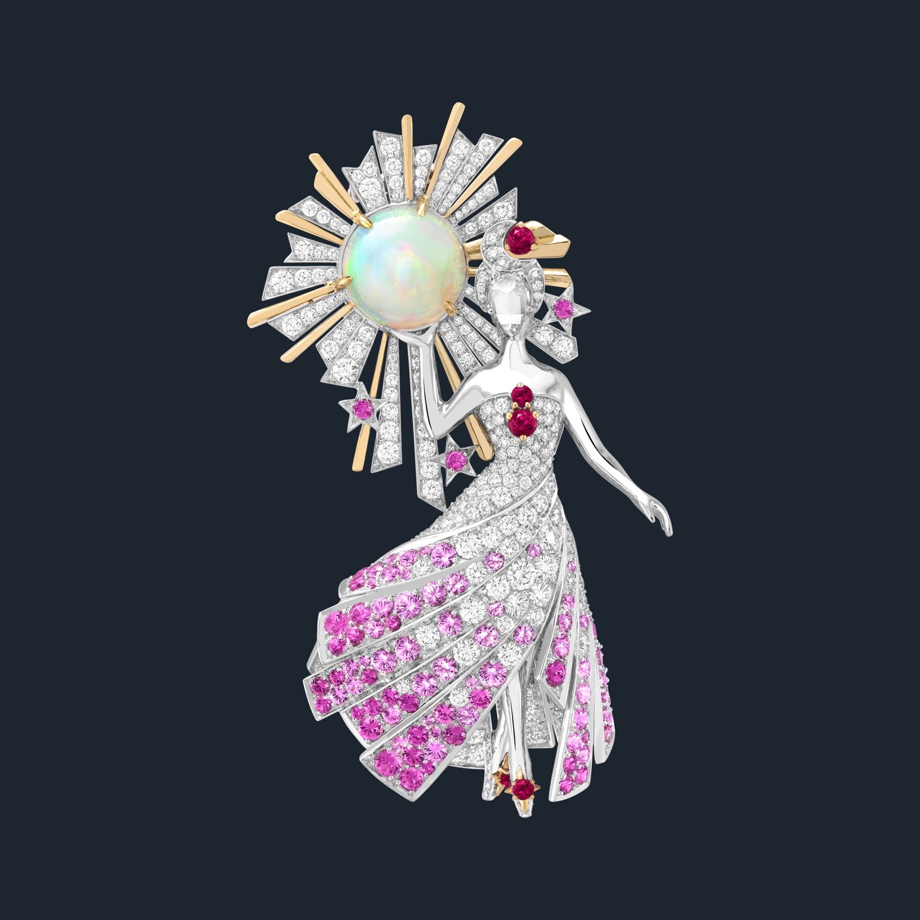 بروش Déesse Mercure فان كليف أند آربلز Van Cleef & Arpels