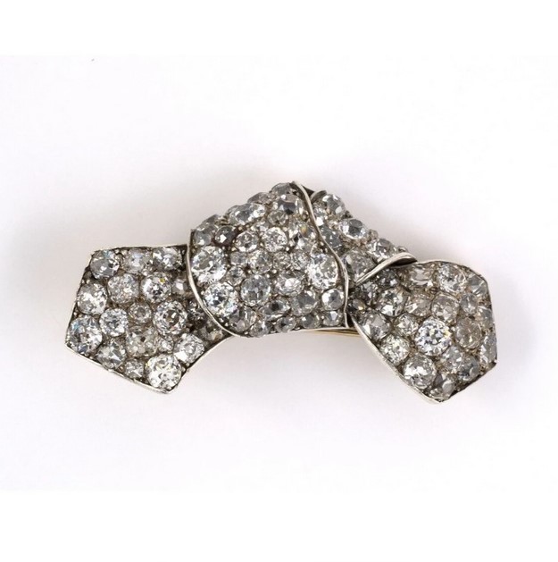 بروش Diamond Bow من Gumps