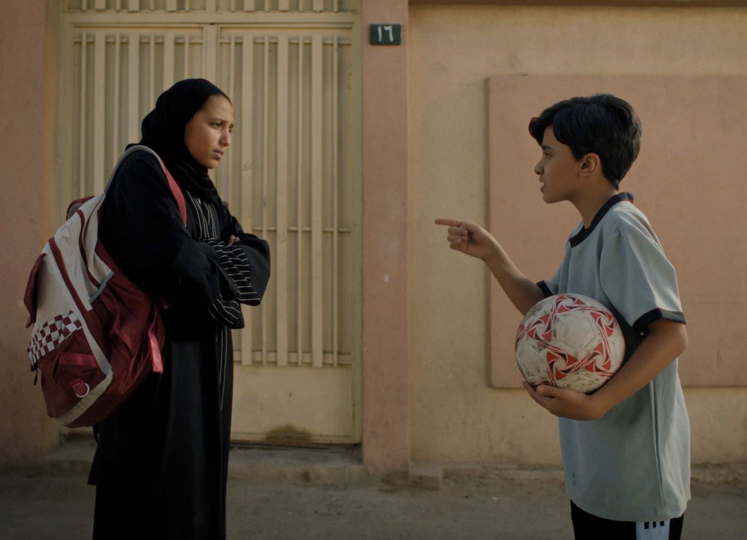 بسام العصيمي والجوري جابر في الفيلم