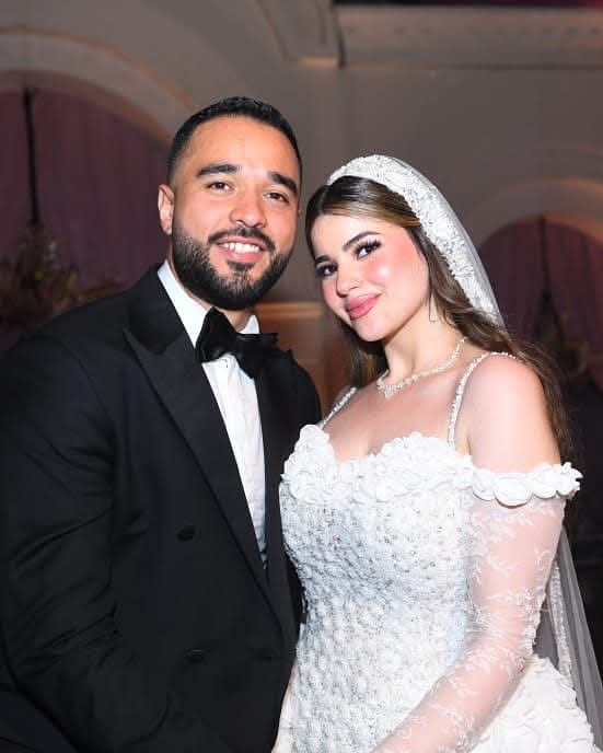 بسملة إبنة محمد فؤاد في حفل الزفاف