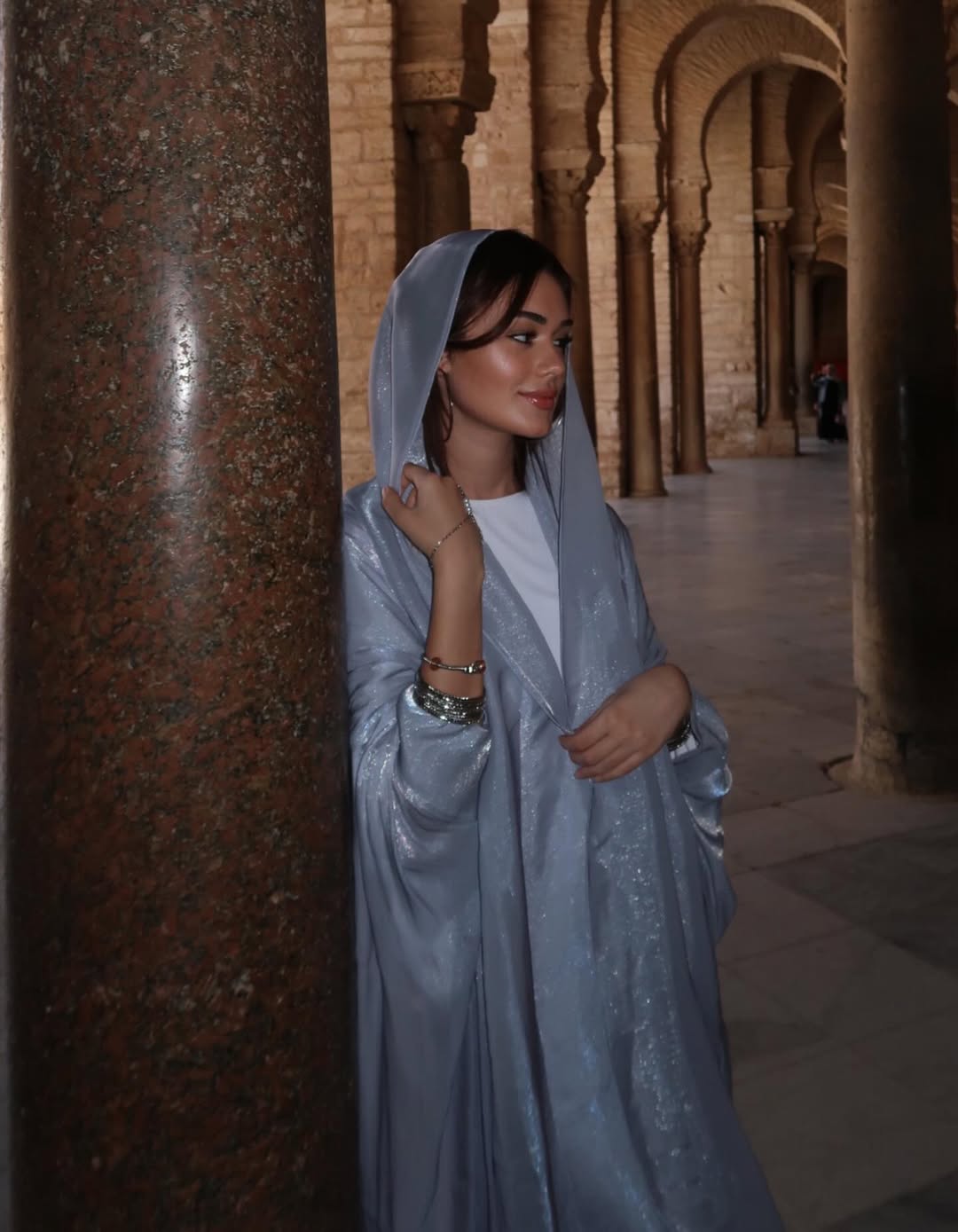 بسنت الباشا في زيارة جامع القيروان الكبير