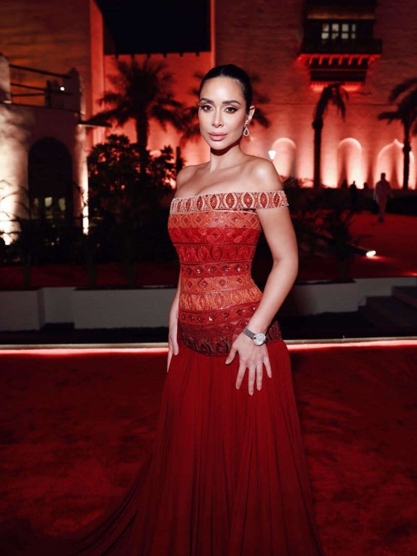 بسنت شوقي ببمجموعة مجوهرات فارهة من دار شوبارد Chopard العريقة