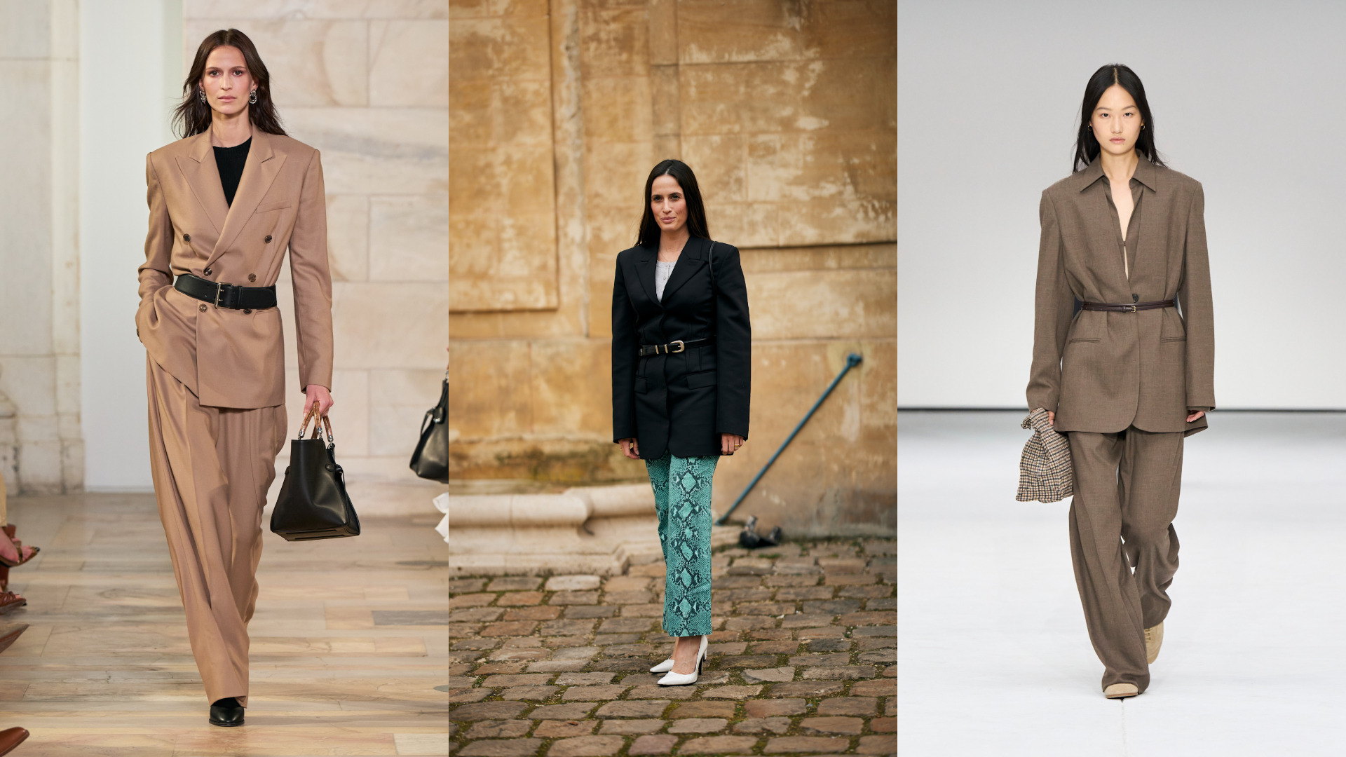 بليزرات مع أحزمة تحدد الخصر